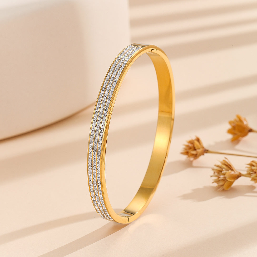 Gulfixes® Azure Bliss Diamond Bangle