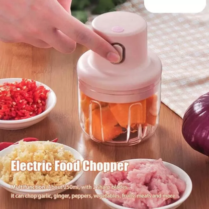 Gulfixes® Portable Mini Electric Garlic Food Chopper