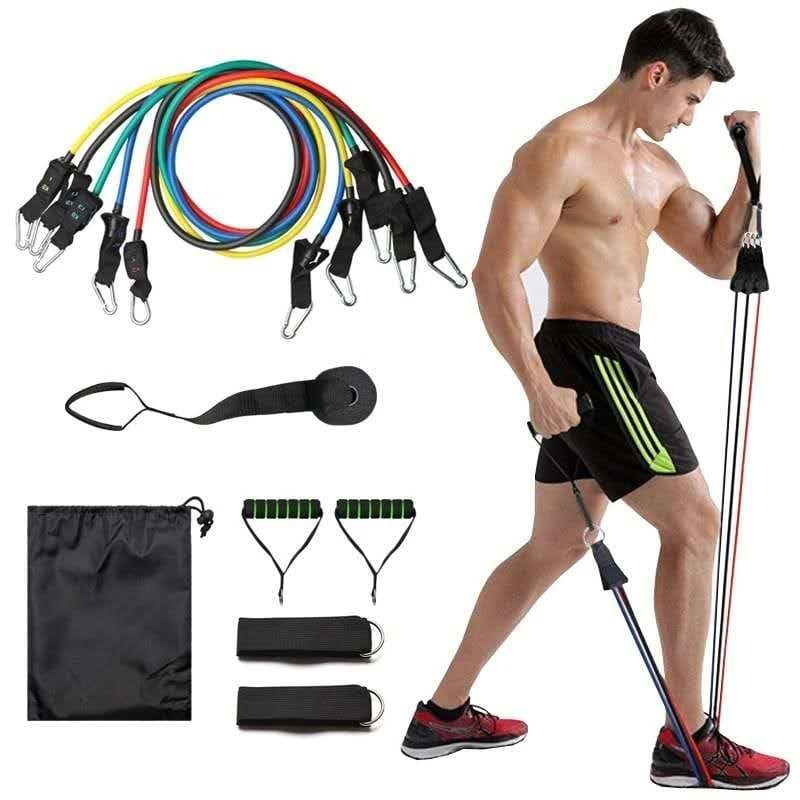 Gulfixes® Power Exercise Resistance Band Set 5 In 1