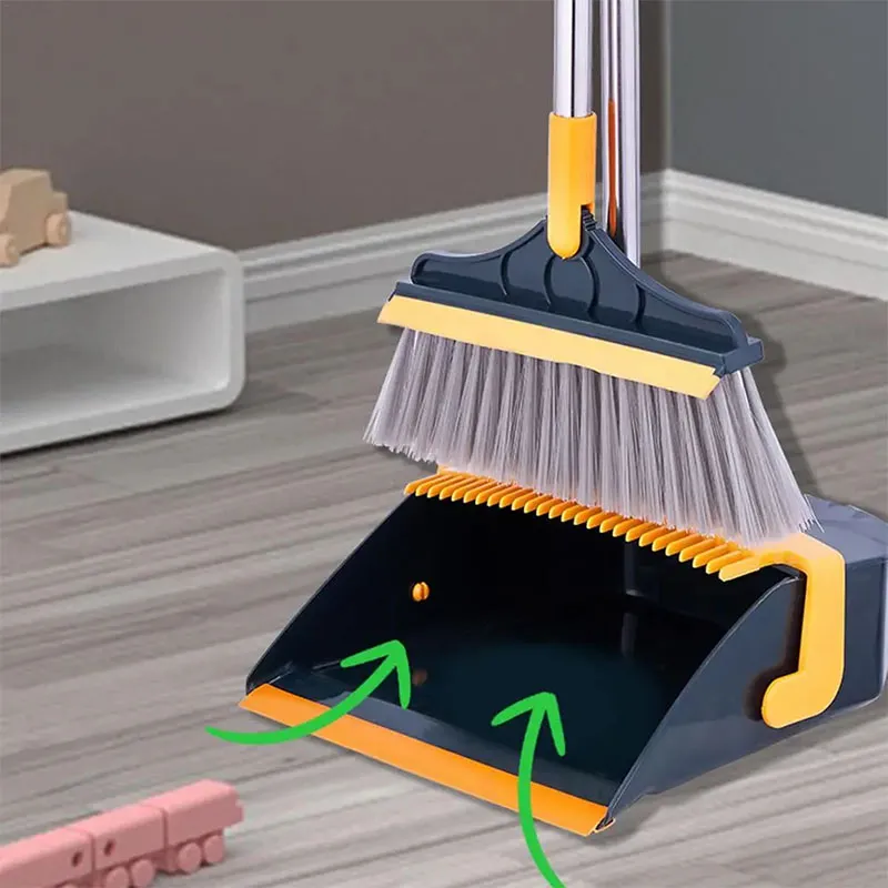 Gulfixes® Attachable Broom with dustpan cleaning product