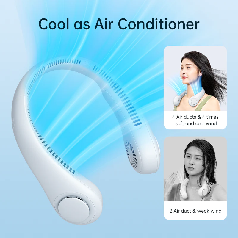 Gulfixes® Mini Neck Portable Air Cooler Fan