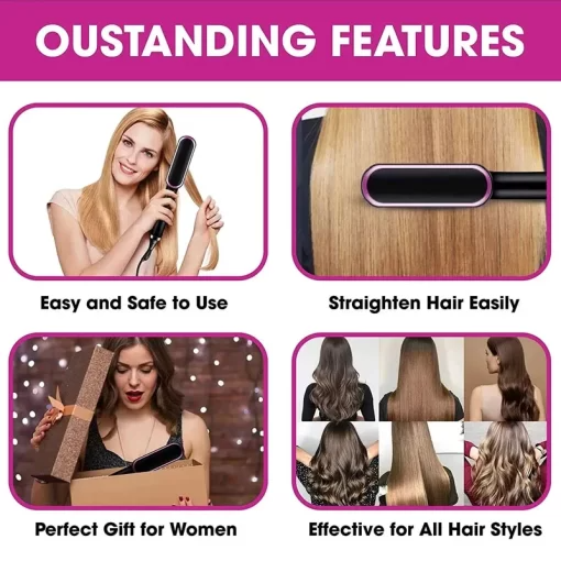 Gulfixes® 2-in-1 HAIR STRAIGHTENER COMB