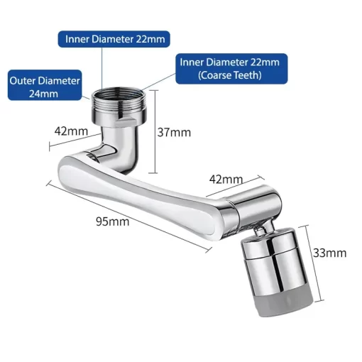 Gulfixes® Universal Rotating Faucet