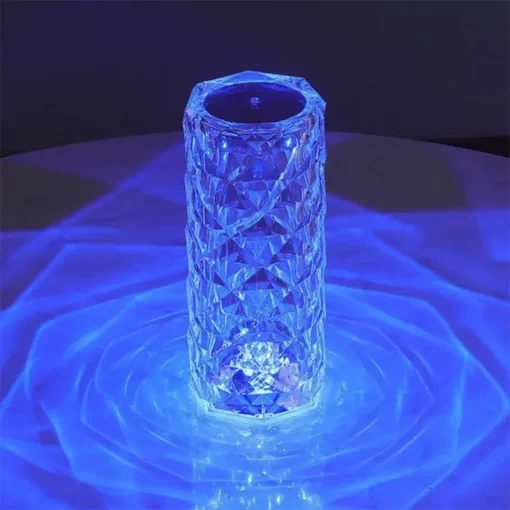 Gulfixes® Crystal Lamp Diamond Light Projector 16 Colors Touch & Remote Control